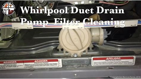 whirlpool duet filter|Cleaning the Drain Pump Filter